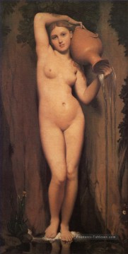 La Source Nu Jean Auguste Dominique Ingres Peinture à l'huile